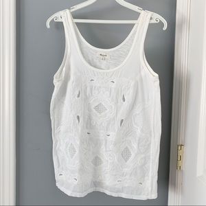 Madewell Embroidered Tank size XS